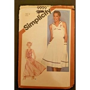 Vintage 1980s Simplicity Sewing Pattern #9999